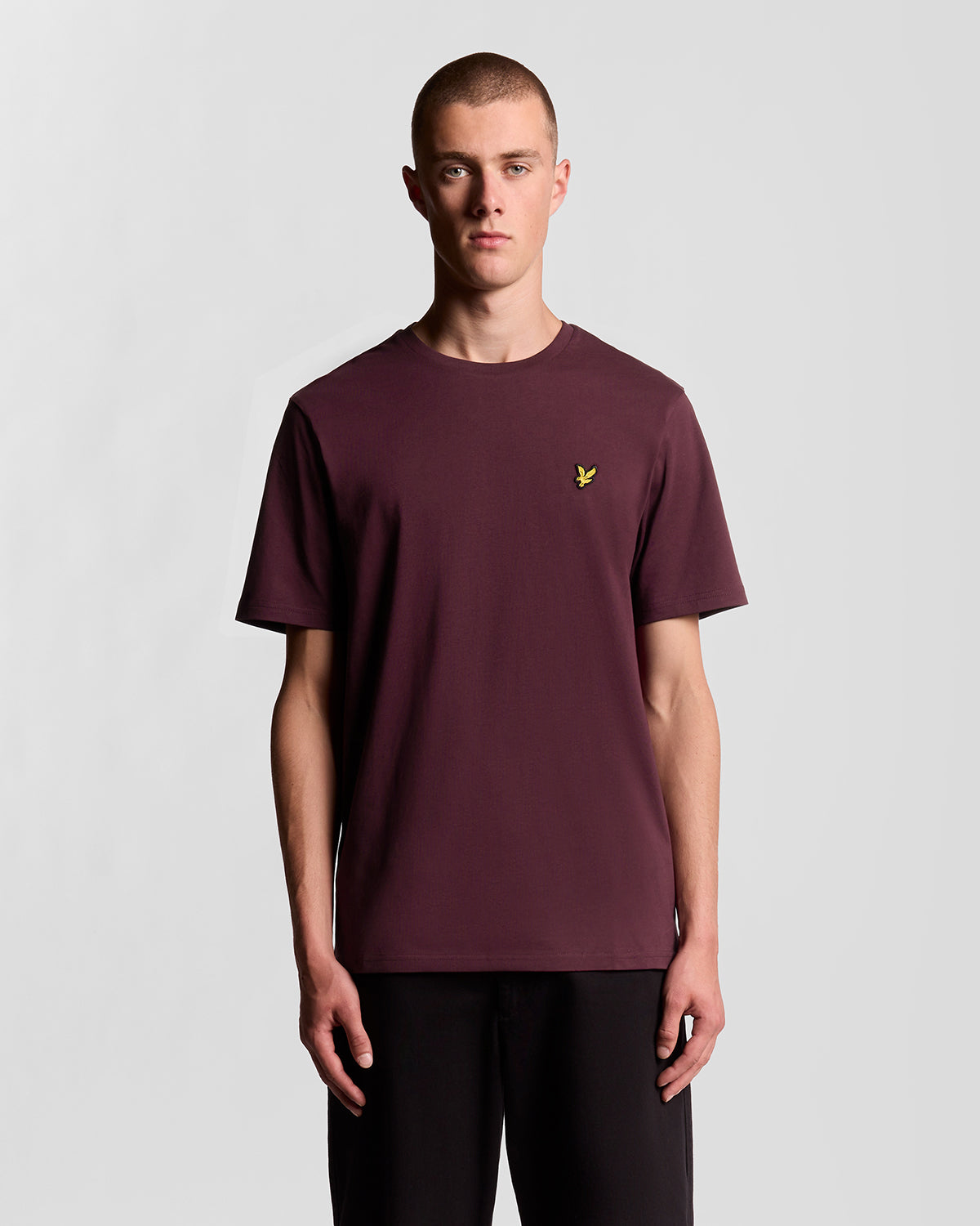 T-shirt en coton col rond, LYLE & SCOTT