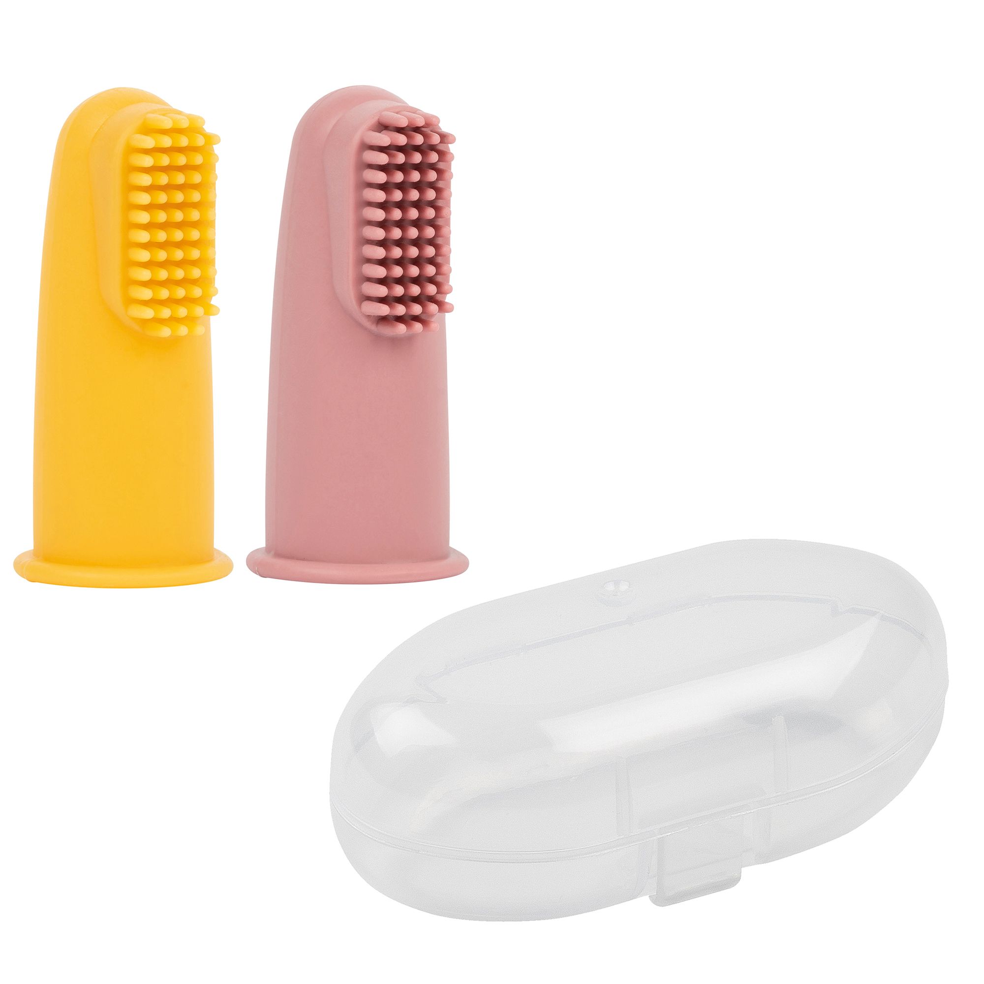 Lot de 2 brosses à dents silicone, NATTOU