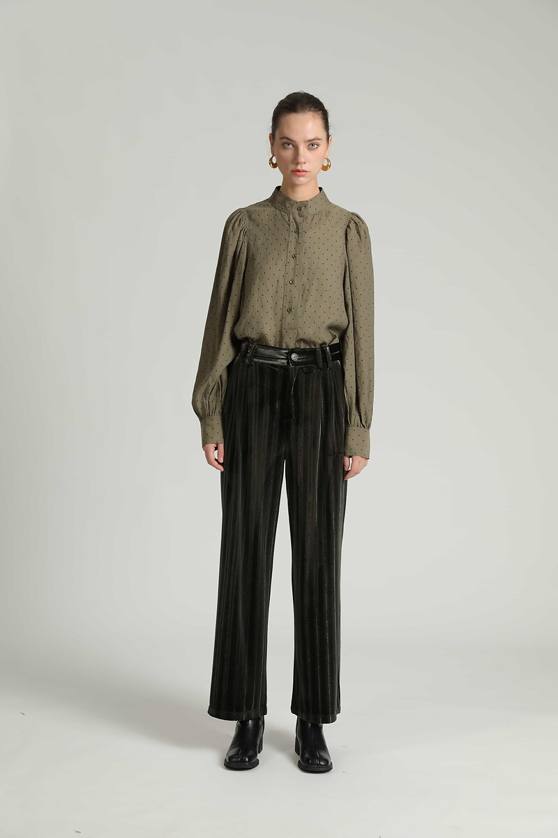 Pantalon droit en velours, SEE U SOON