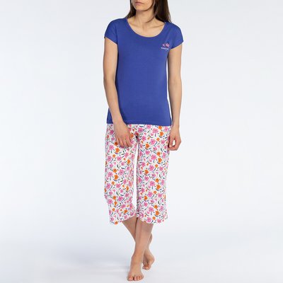 Colorama Short Pyjamas in Cotton Mix with Short Sleeves NAF NAF