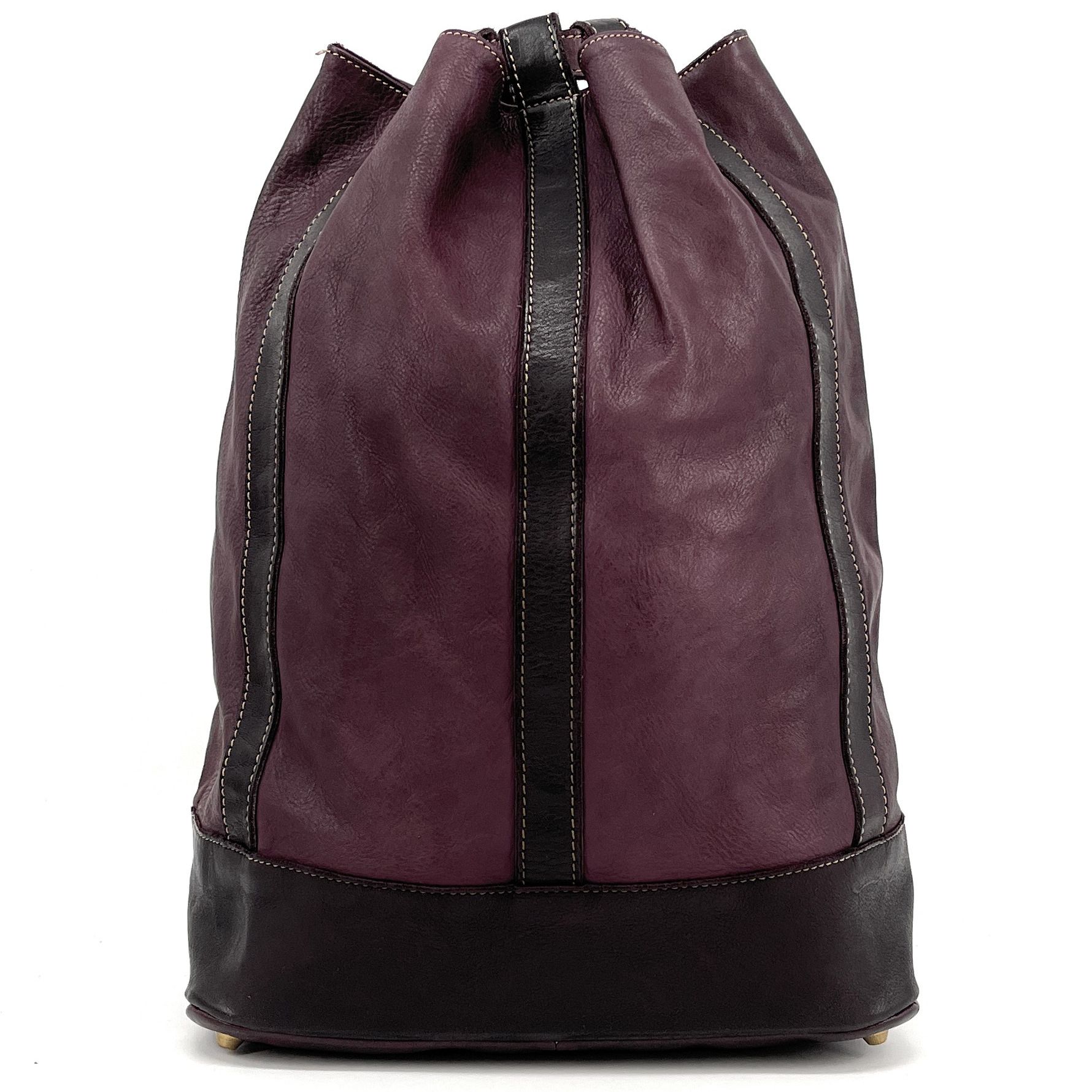 Sac à dos en cuir souple vintage tannage végétal italien HYPERION, OH MY BAG