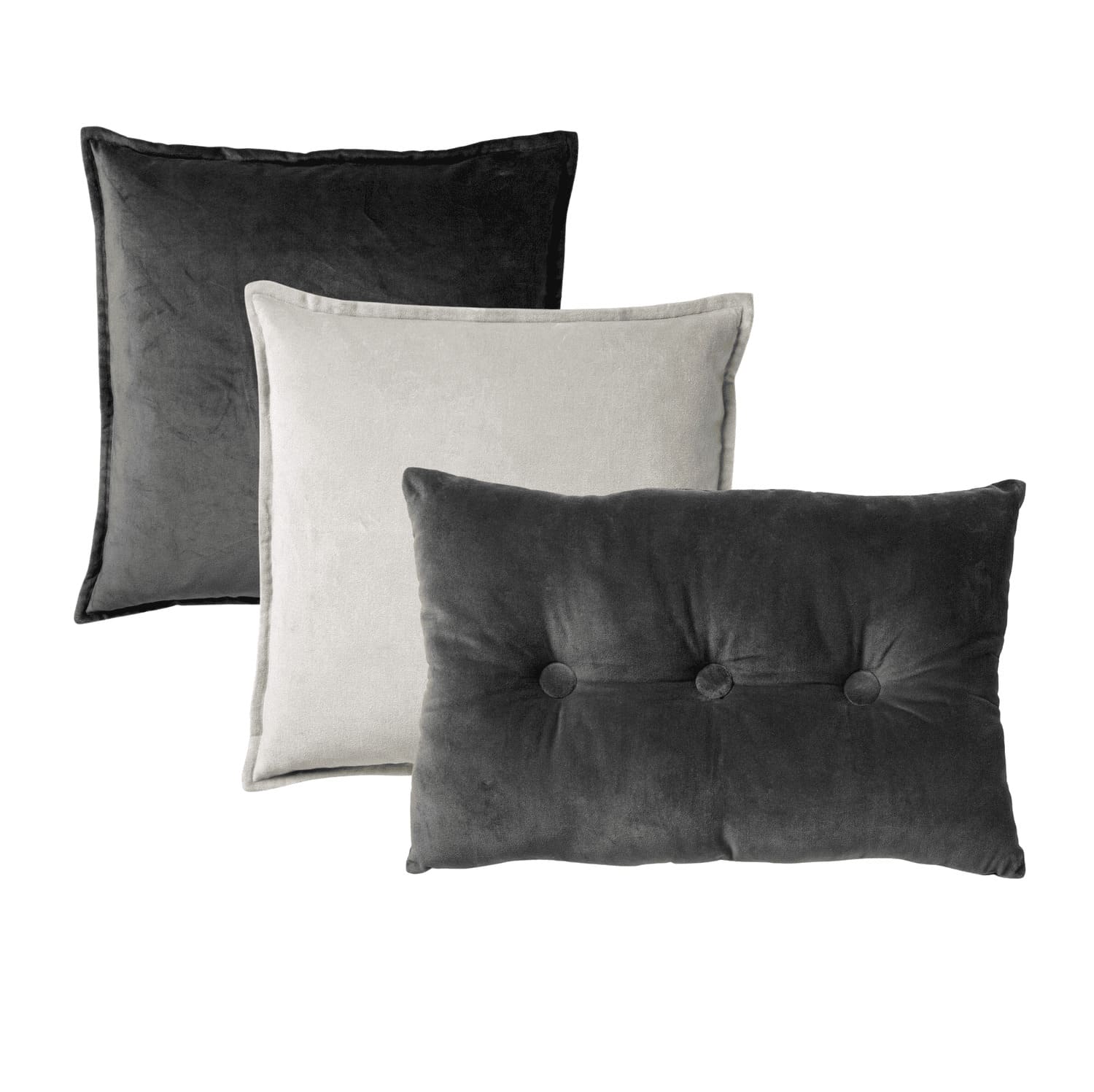 Coussins Caith & Valerie (Lot de 3), DUTCH DECOR