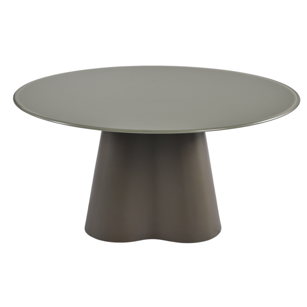 Table basse D80 en verre  brillant, ZAGO