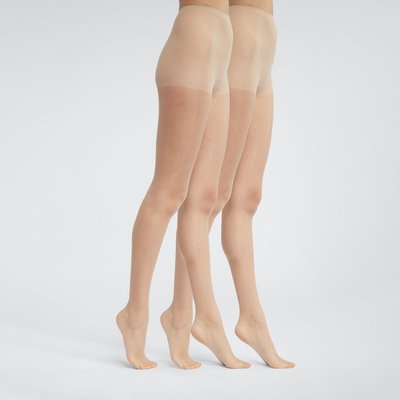 Pack of 2 Sublim 15 Denier Glossy Voile Tights DIM