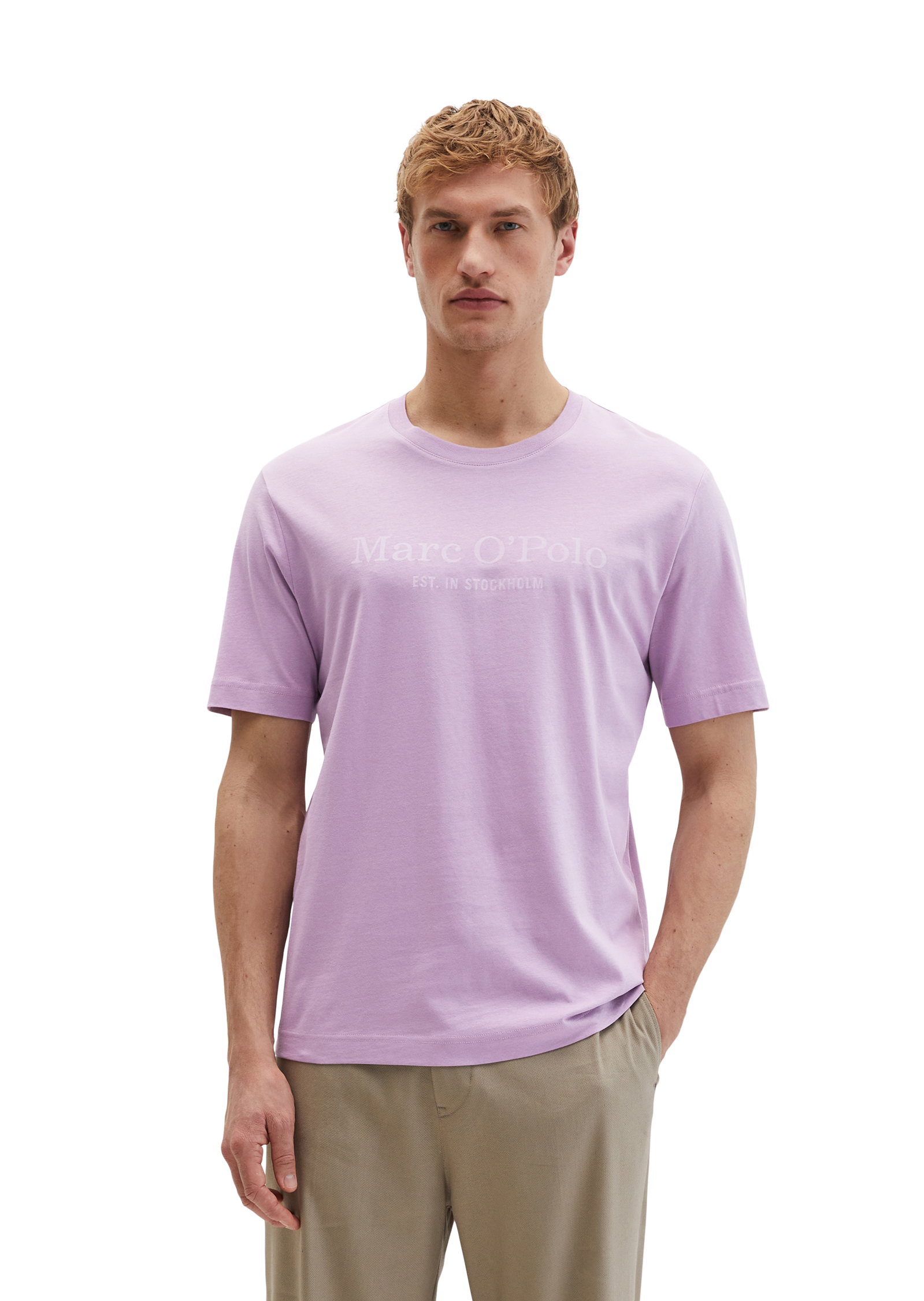 T-shirt regular en coton organique, MARC O'POLO