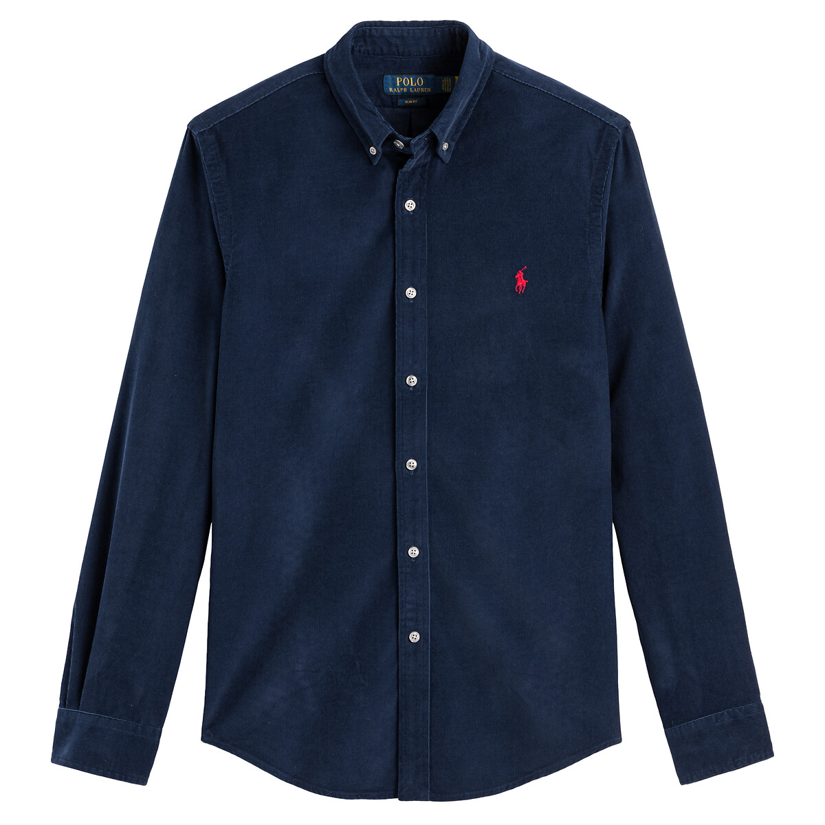 Image of Cotton Corduroy Shirt in Slim Fit