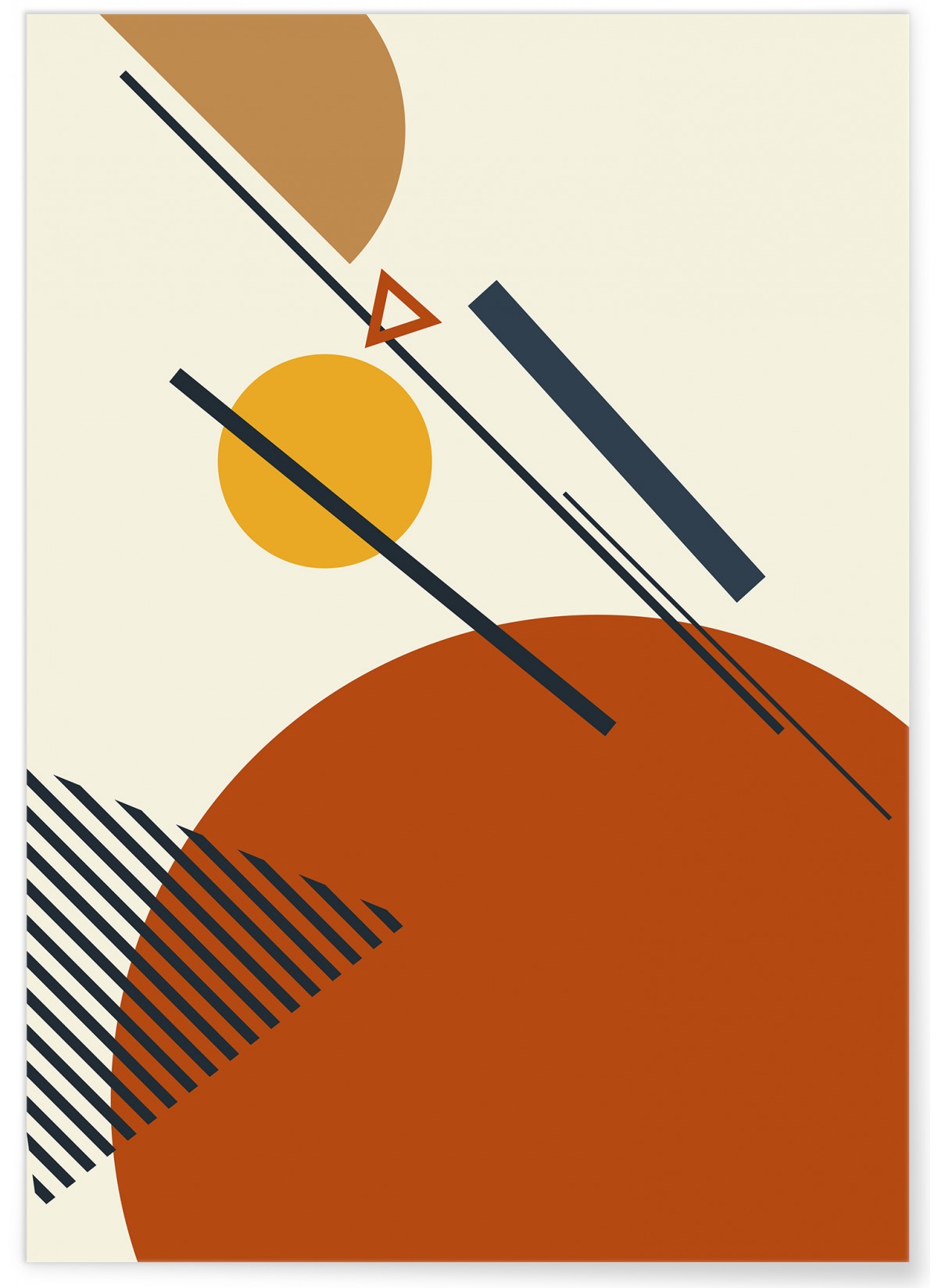 Affiche Abstract Composition 3, L'AFFICHERIE