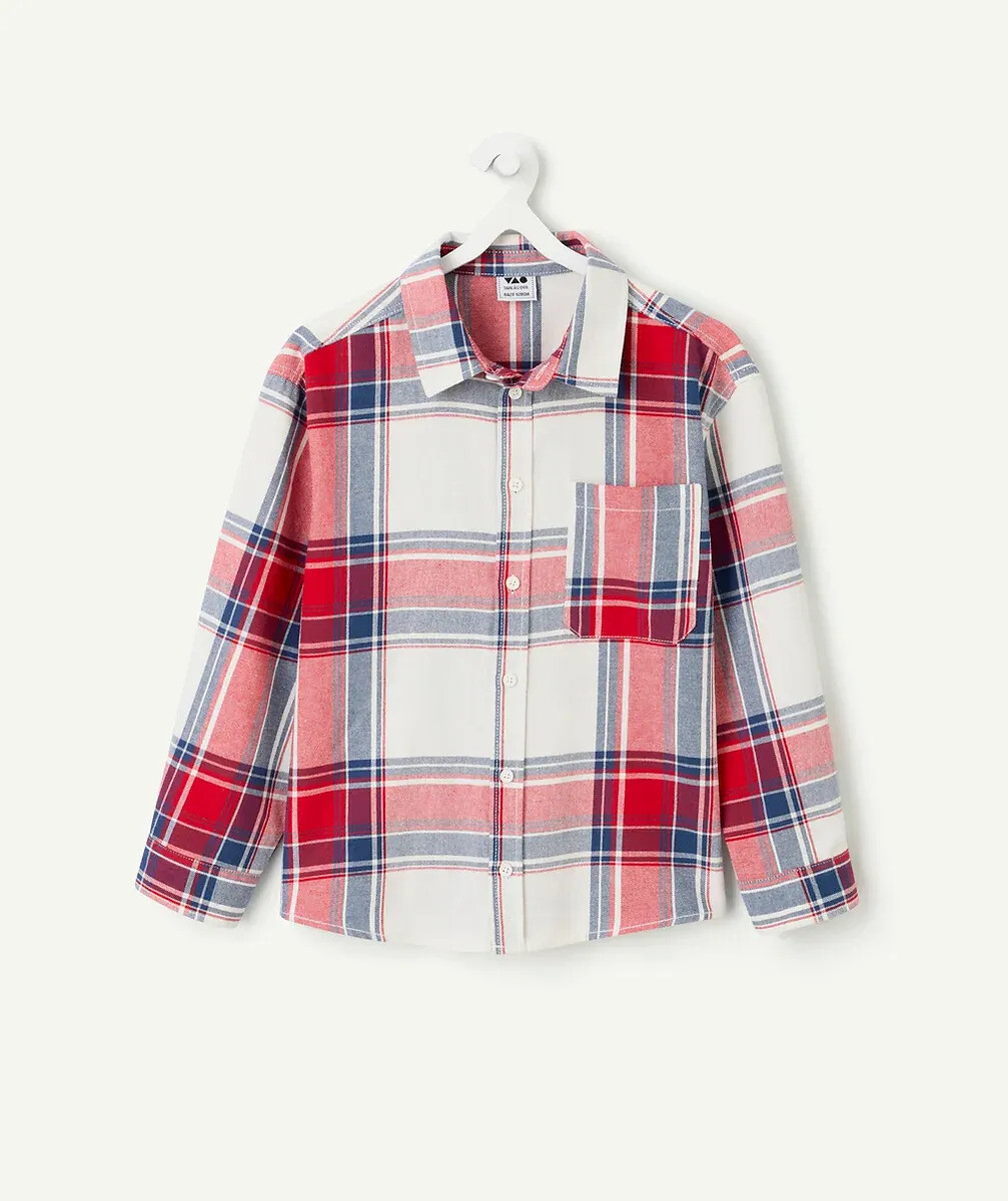Checked Long Sleeve Shirt, TAPE A L'OEIL