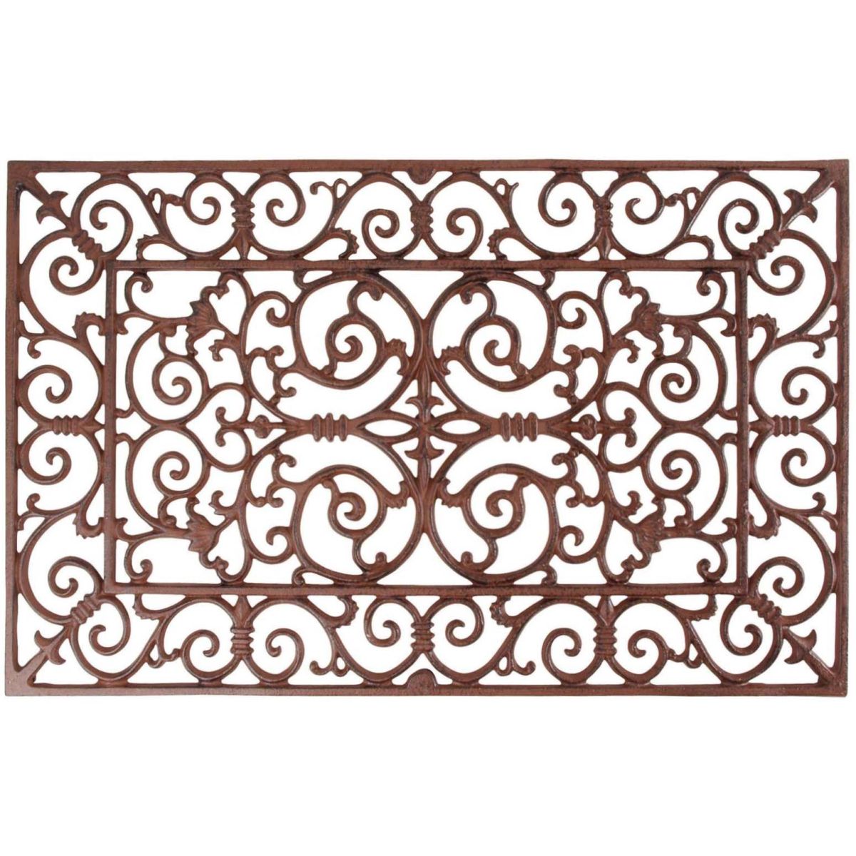 Gratte-pieds paillasson grille en fonte Rectangle, BEST FOR BOOTS
