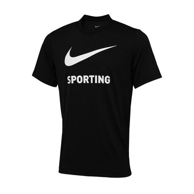 T-shirt Swoosh preta, Sporting Clube de Portugal SPORTING CLUBE DE PORTUGAL
