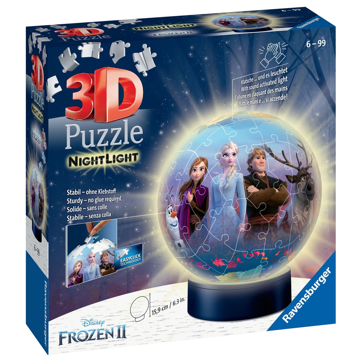 Ravensburger Puzzle ball Disney La Reine des Neiges (72 pièces