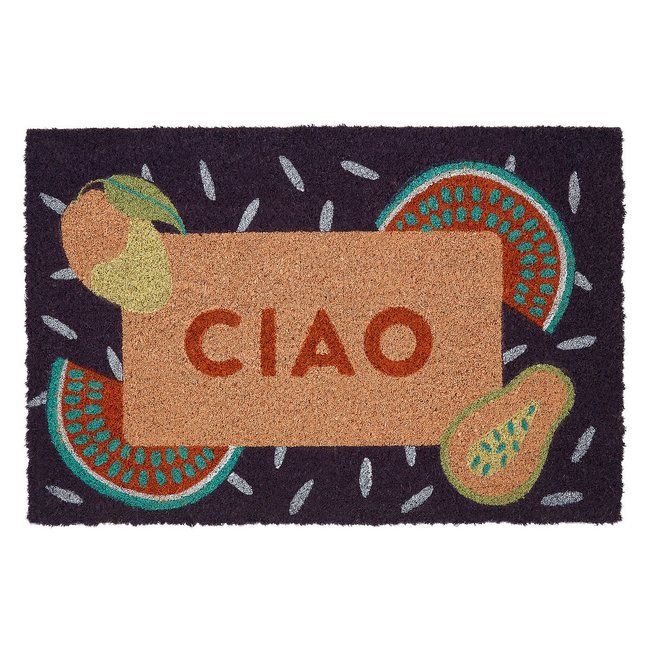 Ciao Coir Doormat, purple, SO'HOME