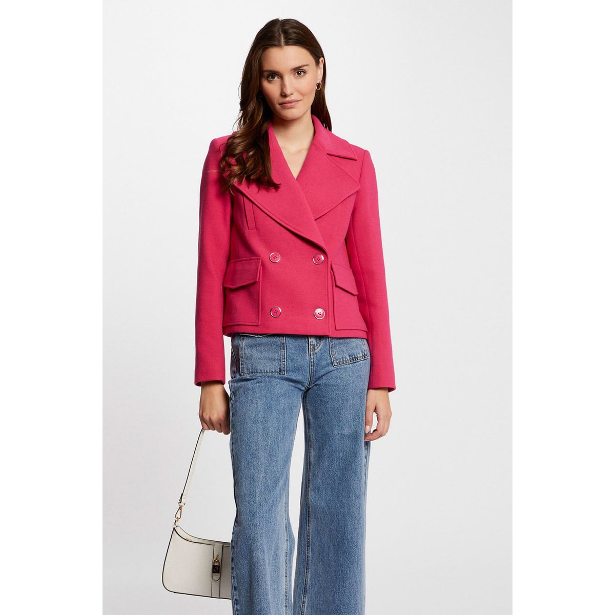 Morgan manteau online rouge