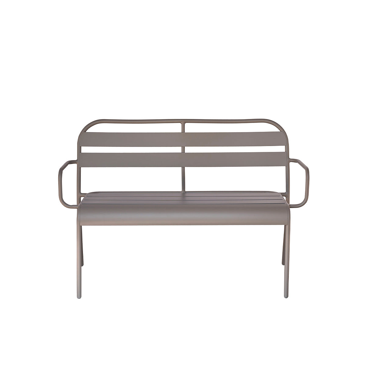 Banc de jardin en aluminium 2 places ZÉPHIR, BERAH GETAH