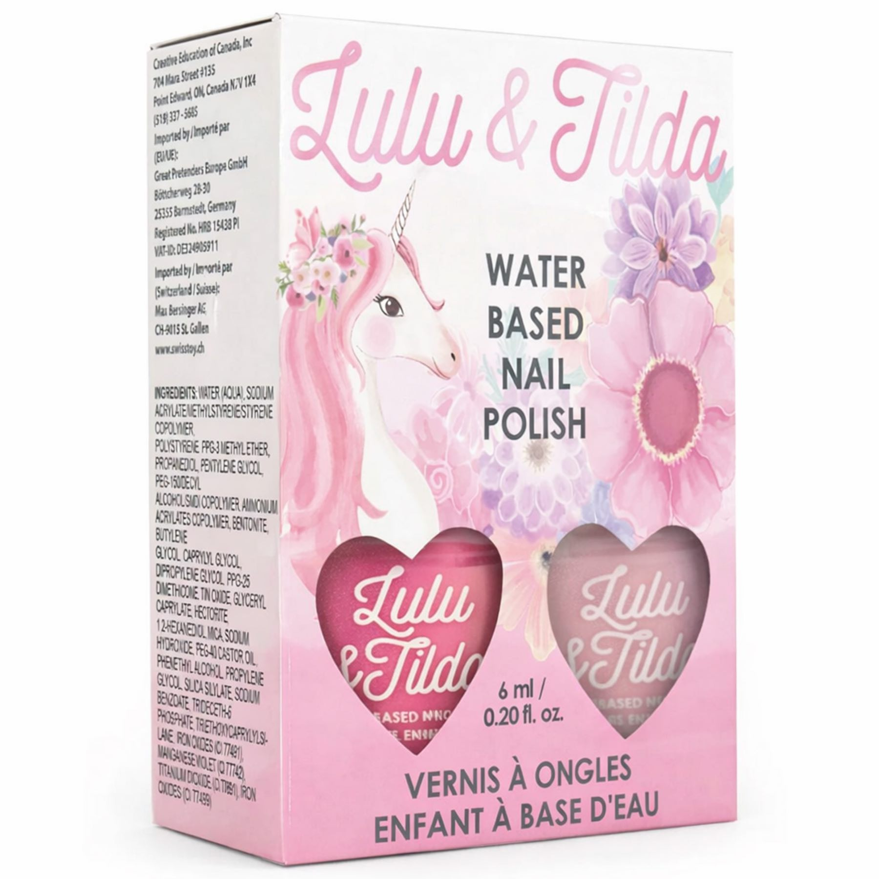 Duo vernis à ongles enfant à l'eau, GREAT PRETENDERS