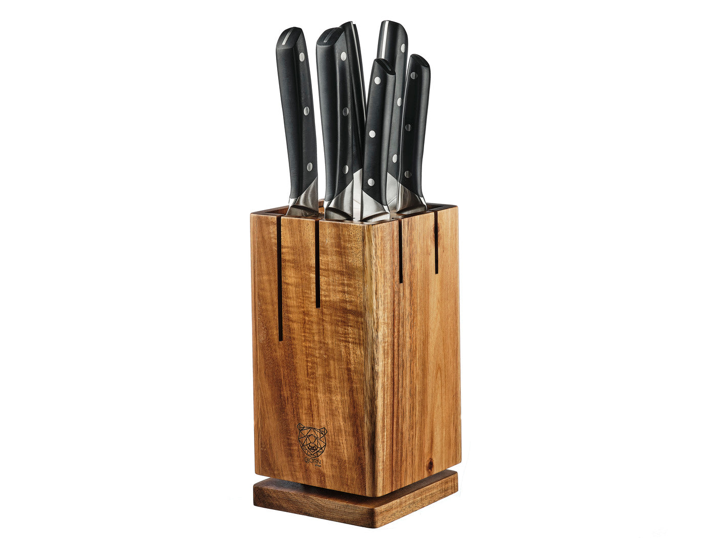 Lot de 7 couteaux de cuisine en inox, NUDE, BJORN