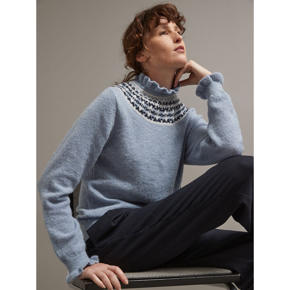 Robe pull 2024 col chale