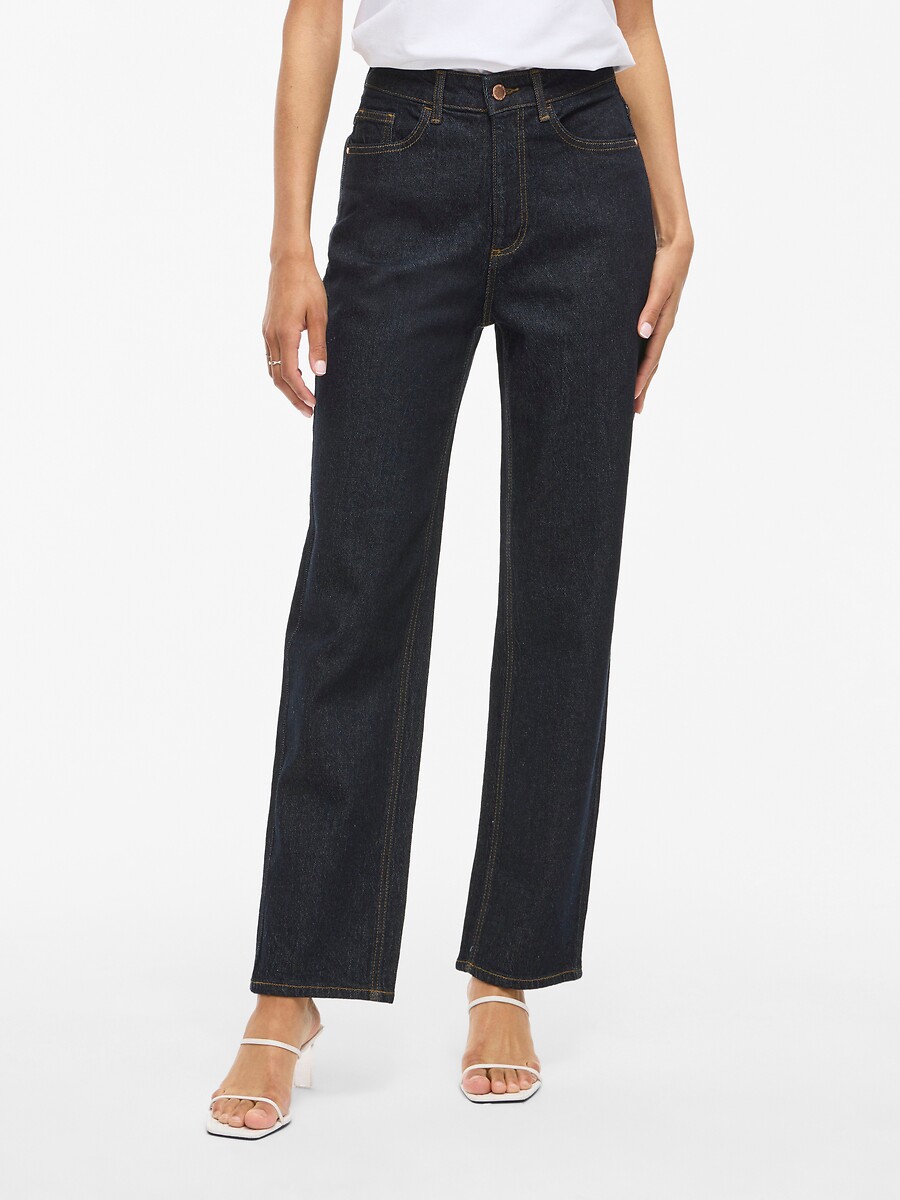 Jeans regular, dritto vita alta, VILA