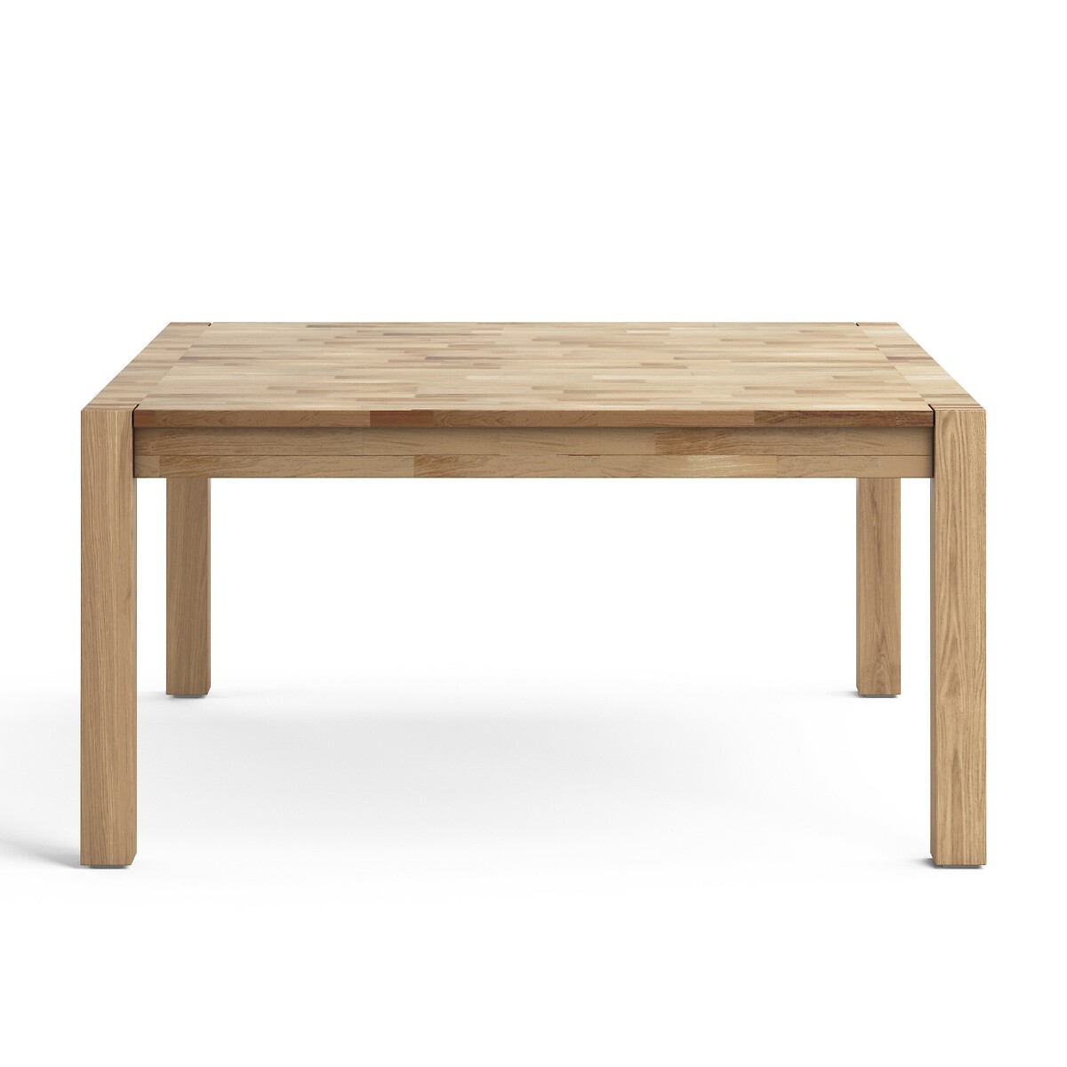 Adelita Square Oak Dining Table Seats, How Long Is Table That Seats 8