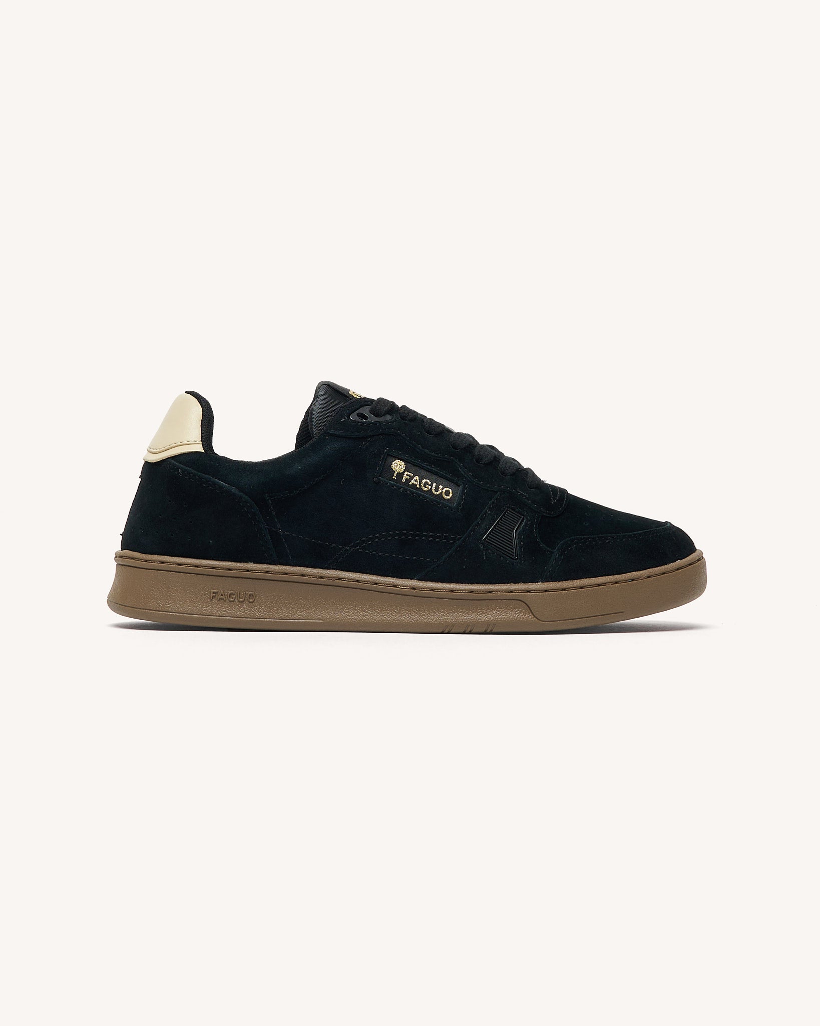 Baskets basses en cuir nubuck, FAGUO