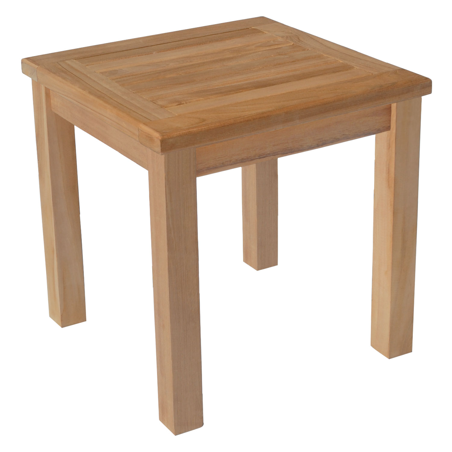 Table d'appoint en teck, carrée, JAVA, HAPPY GARDEN