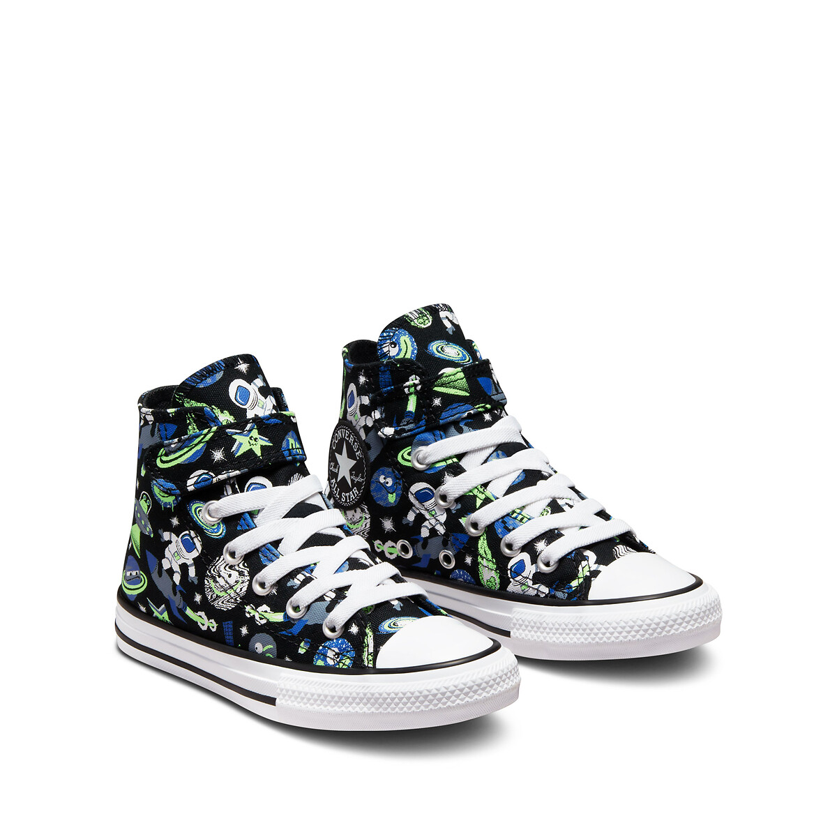 Kids chuck taylor 1v hi space cruiser canvas high top trainers