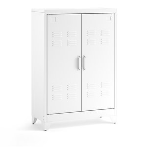 Hiba Low Metal Cabinet with Two Doors LA REDOUTE INTERIEURS image