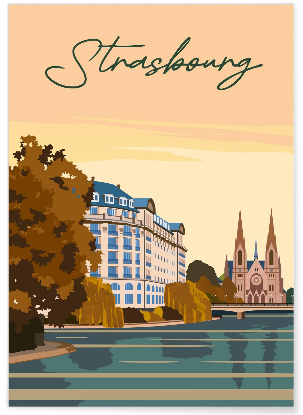 Affiche ville Strasbourg 2, L'AFFICHERIE