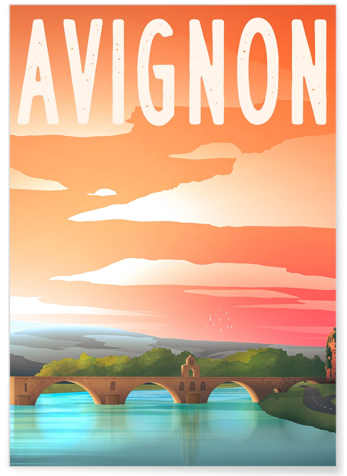 Affiche ville Avignon, L'AFFICHERIE