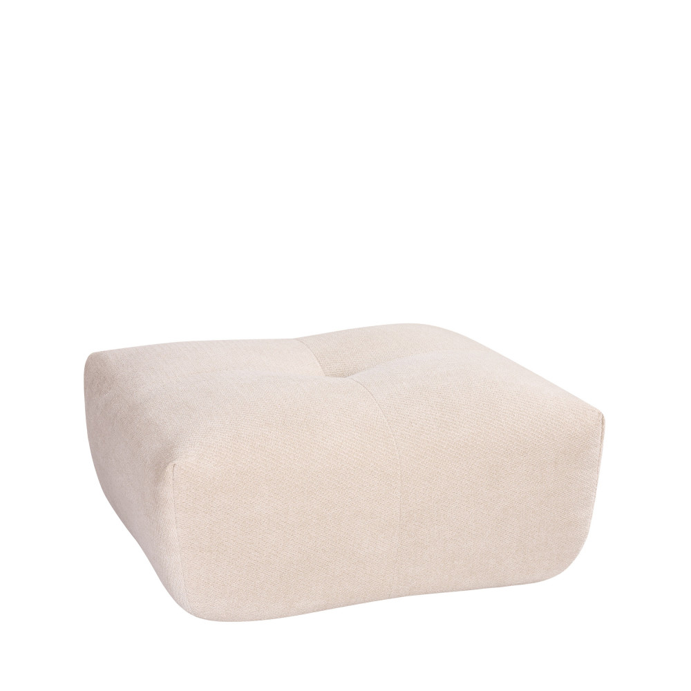 Pouf repose-pieds compressé en tissu- ALBA, DRAWER