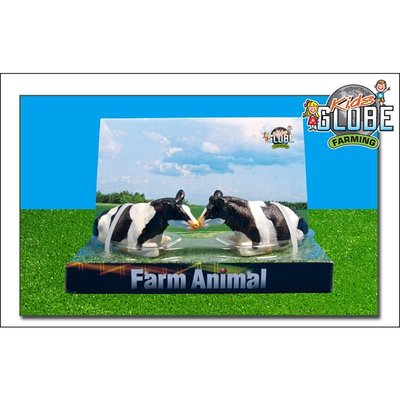 Van Manen 571872 Kids Globe By Toys World - Paire de vaches pour les fermes Kids Globe. VAN MANEN