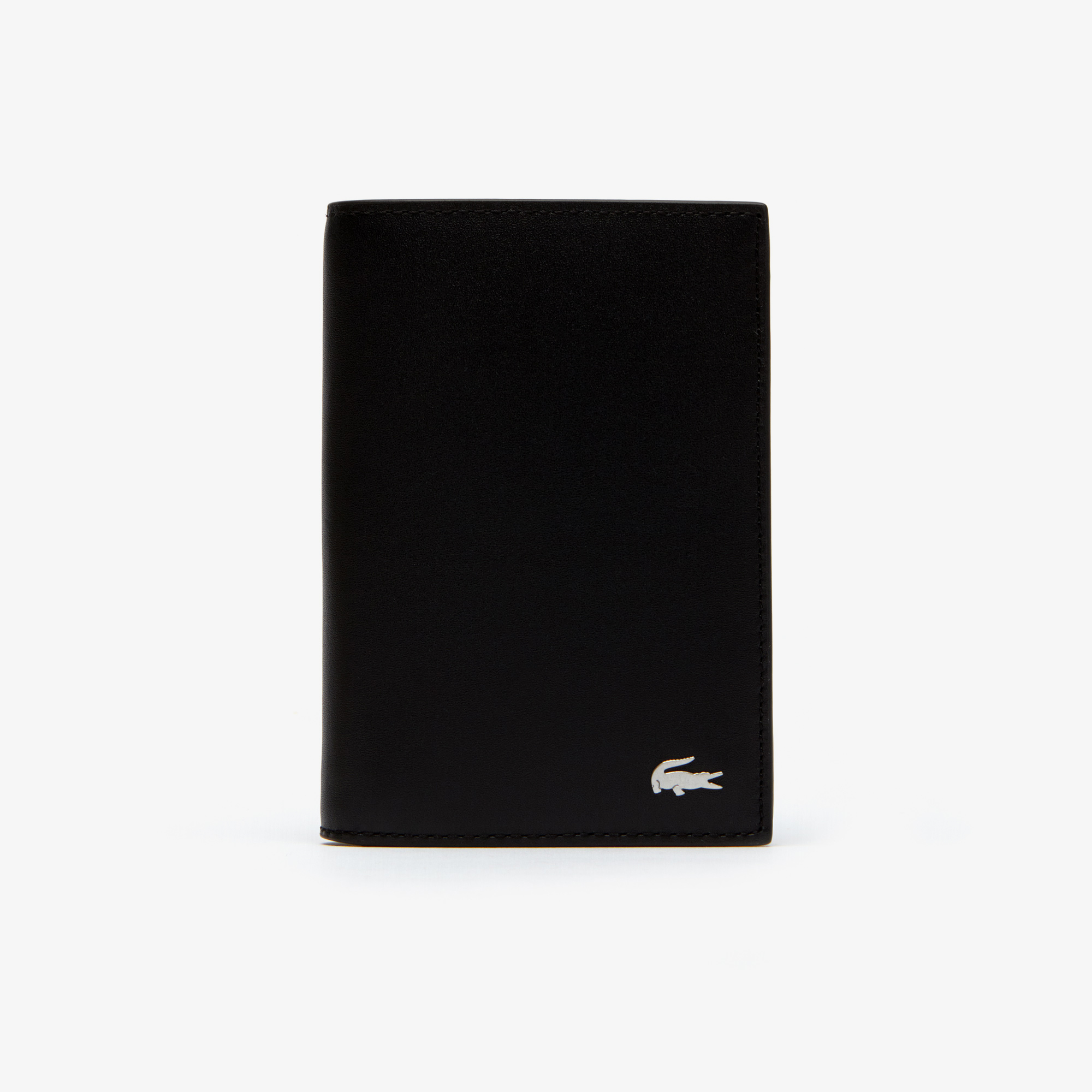 Portefeuille vertical Fitzgerald en cuir, LACOSTE