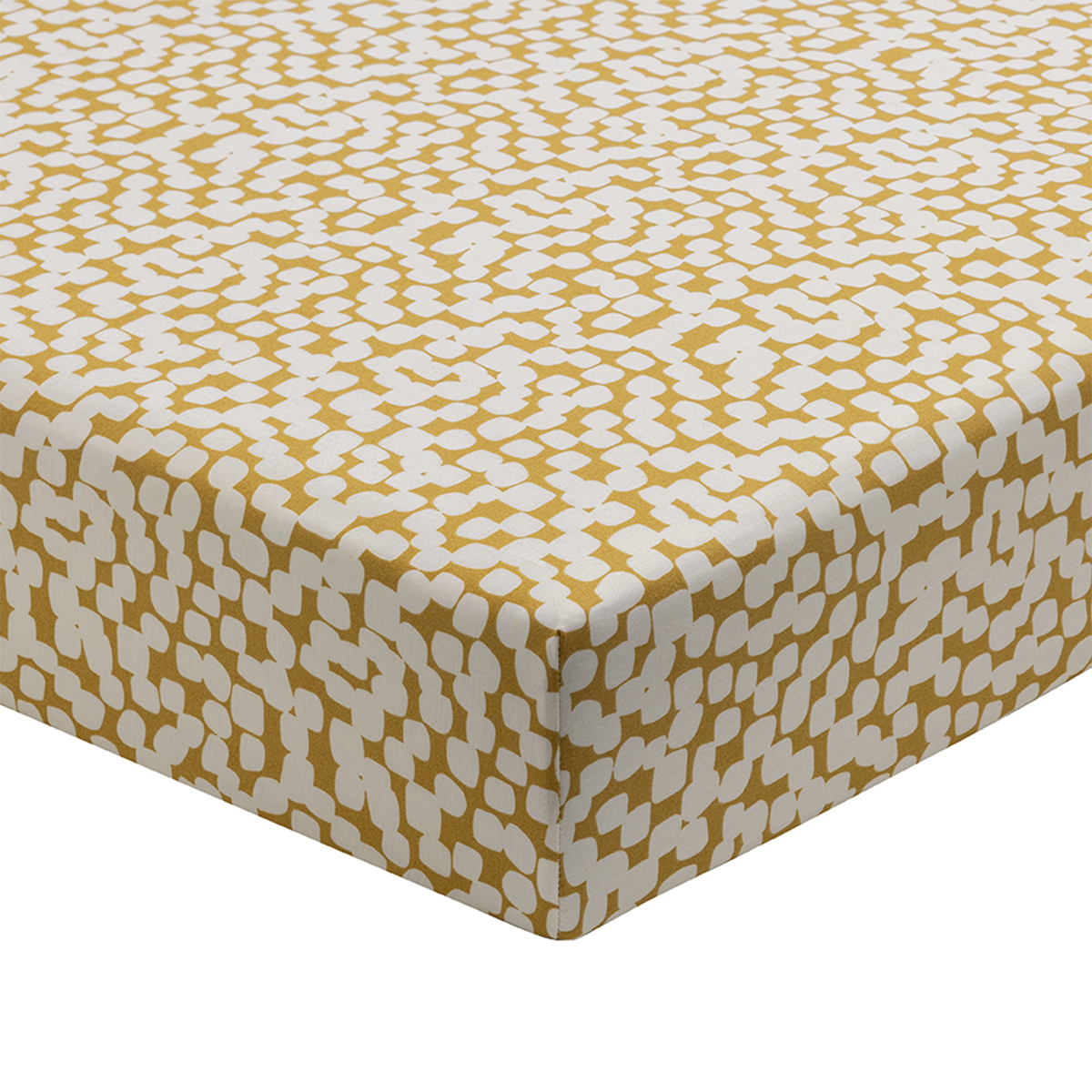 Drap housse imprimé en viscose de bambou, bonnet de 25cm, COTONOU, A DEMAIN