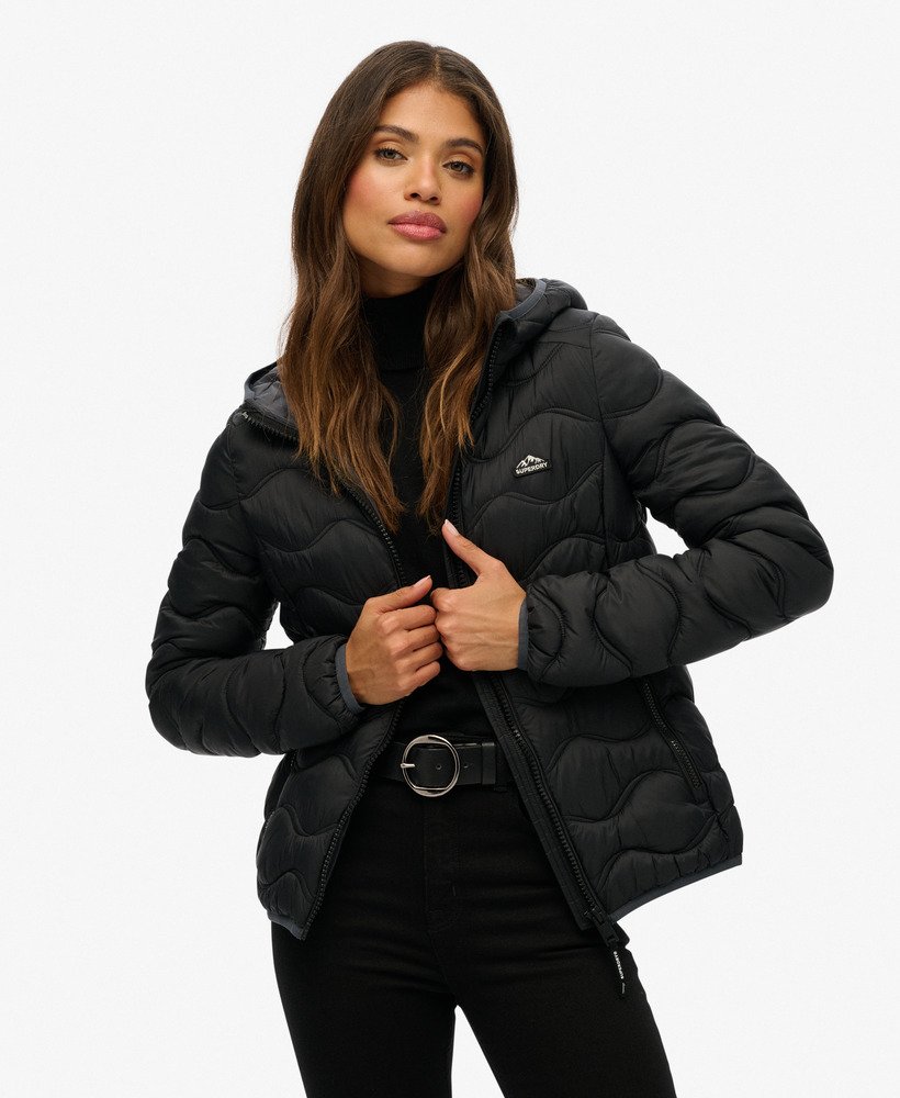 Veste matelassée à capuche Fuji Lite Wave, SUPERDRY