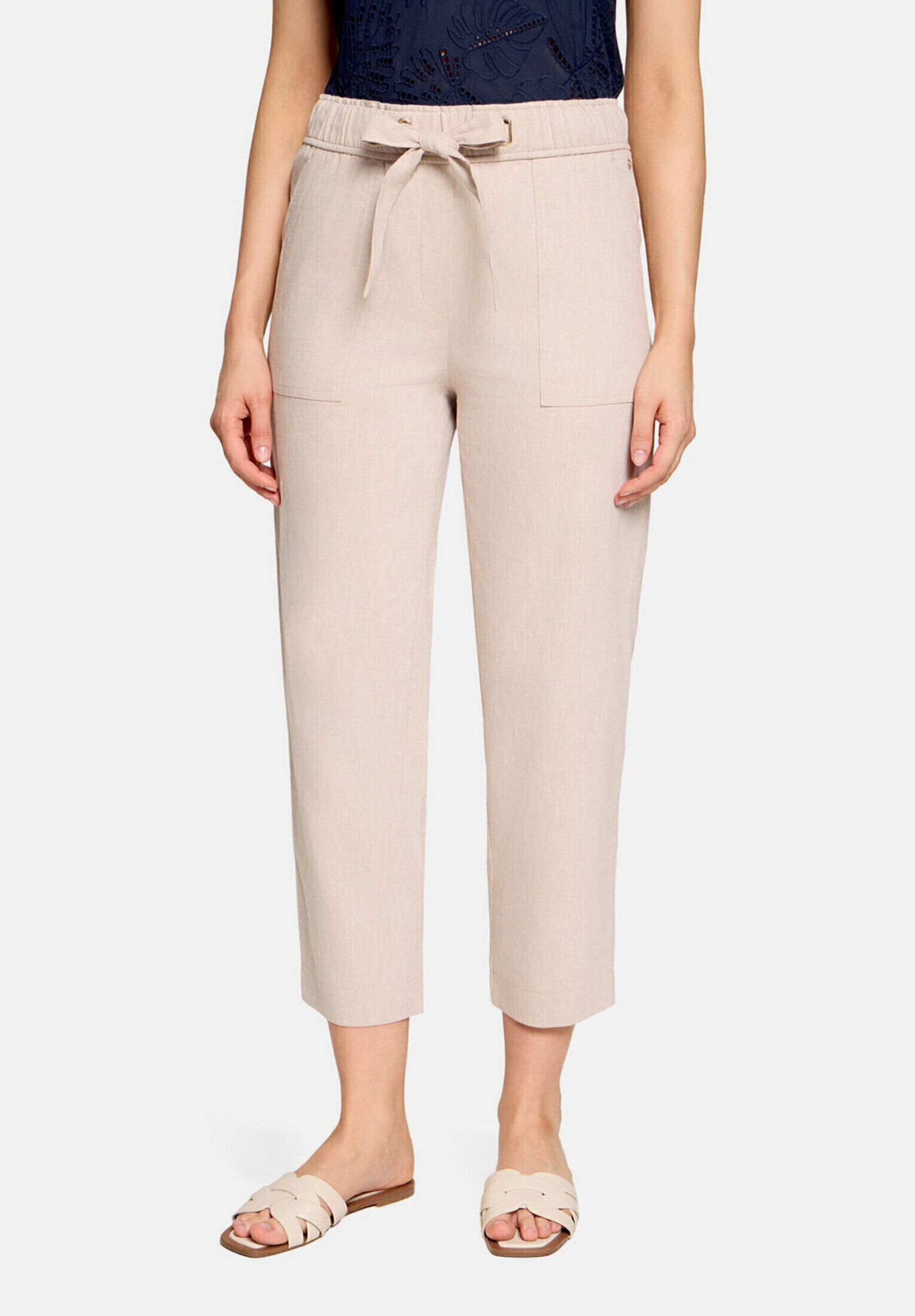 Pantalon casual à taille élastique, BETTY & CO