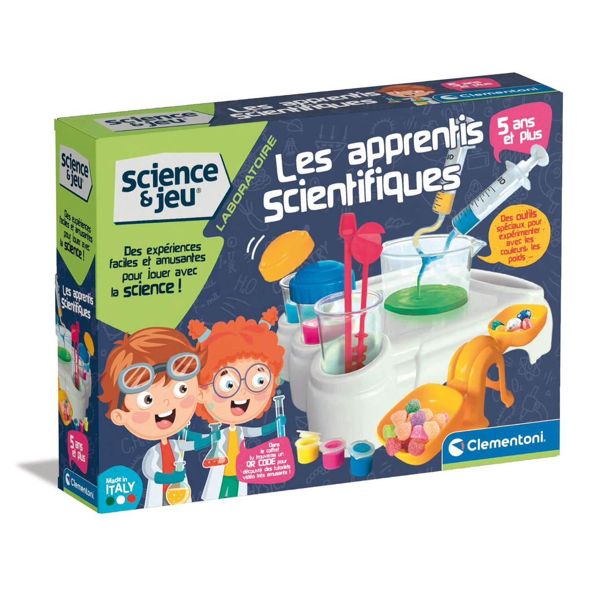 Science et jeu : Crée tes cristaux - Jeux et jouets Clementoni