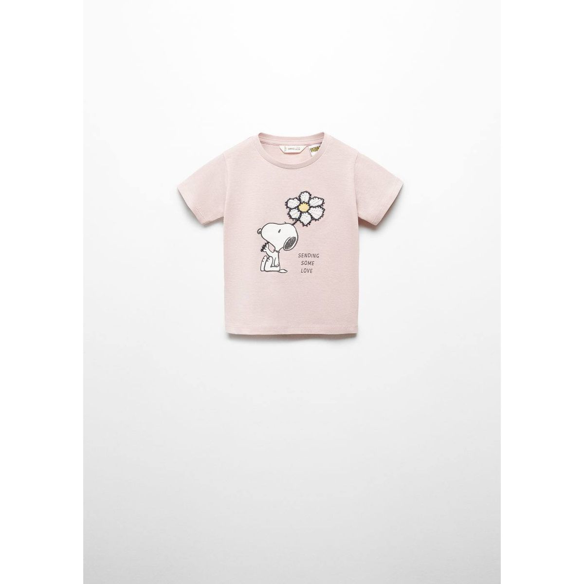 T-shirt Cache Cache Snoopy Gris Clair Taille 4 Femme - Coton, Imprimé Snoopy, Neuf Sans étiquettes