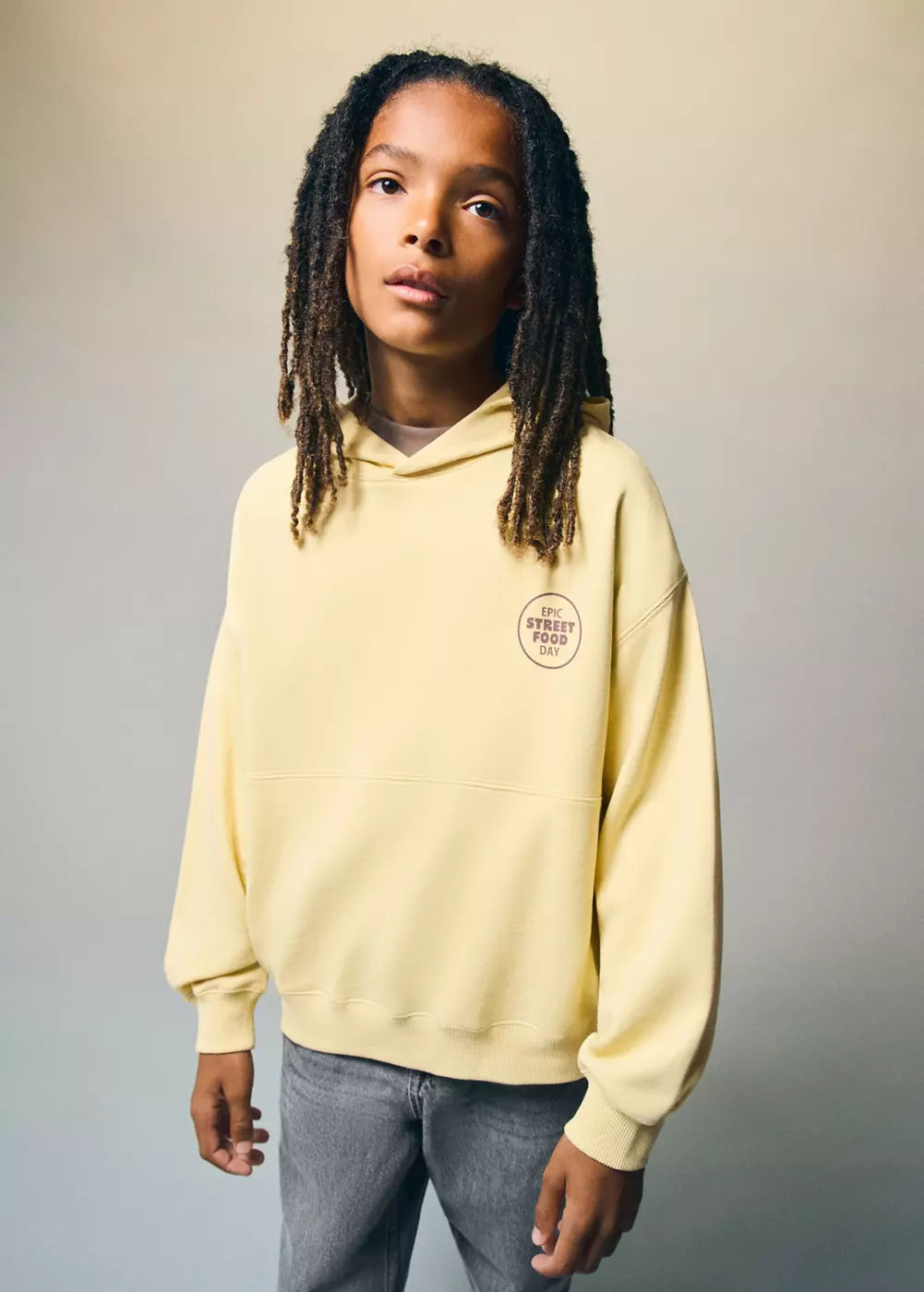 Sweat capuche balloon-fit, MANGO KIDS