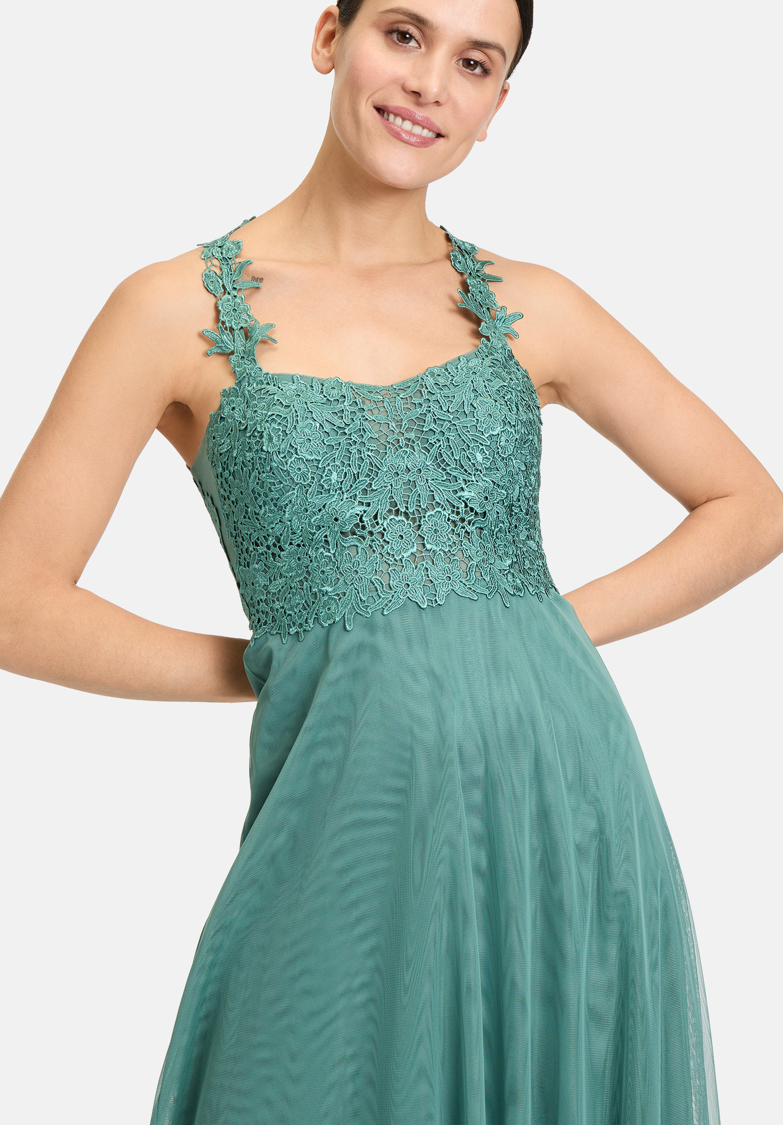 Robe Décontractée Triangle Just Taylor - Taille 14W Verte/bleu Marine - Occasion Très Bon état
