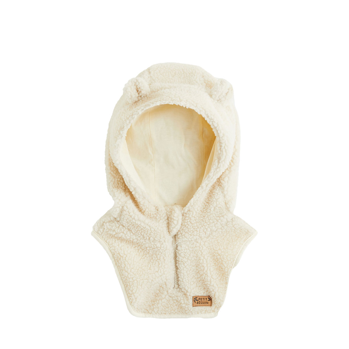 Capuche bébé en sherpa Tagha, PETIT BEGUIN