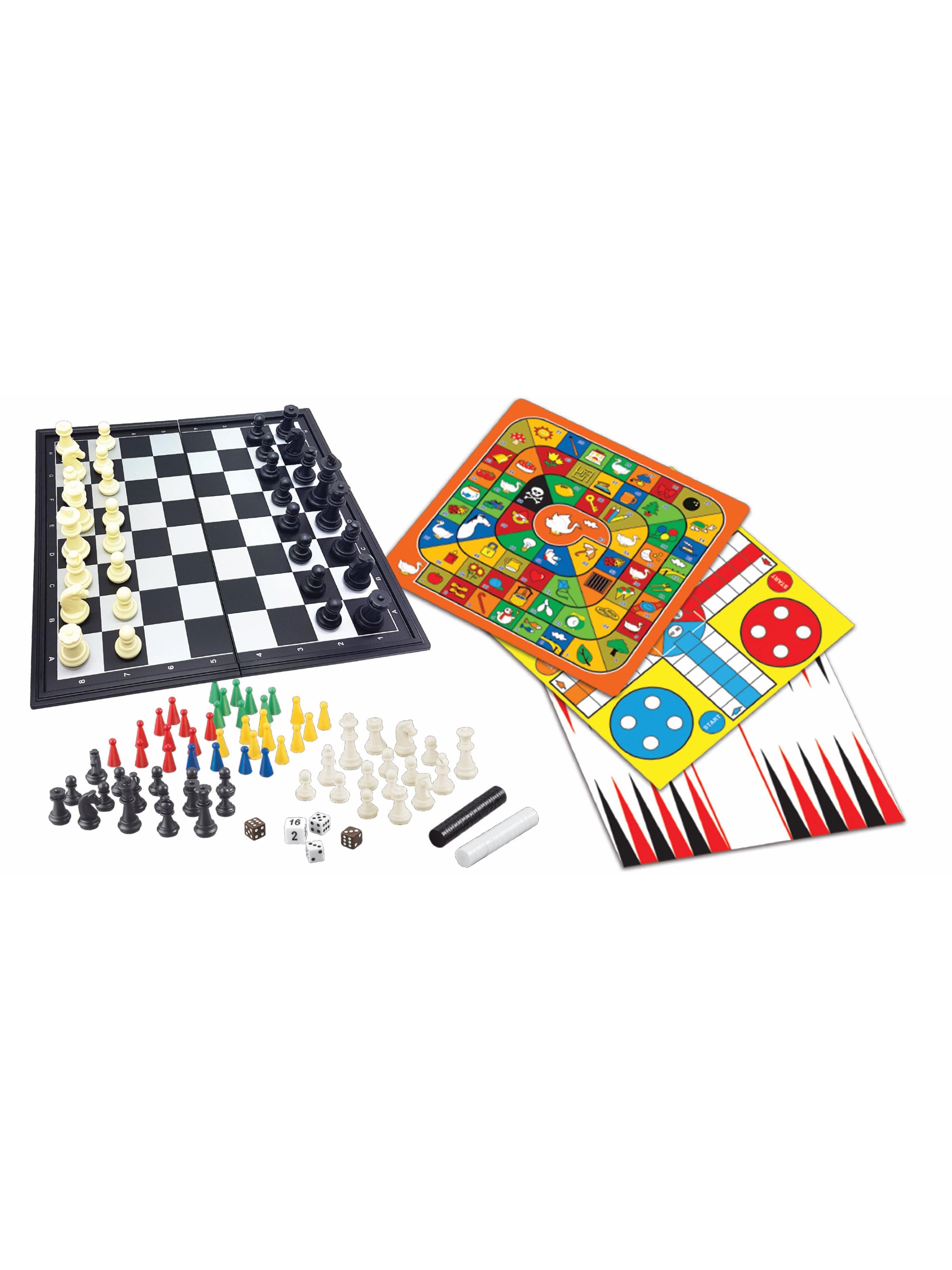 Jeux de société avec pions magnétiques – coffret 8 jeux en 1, LEXIBOOK