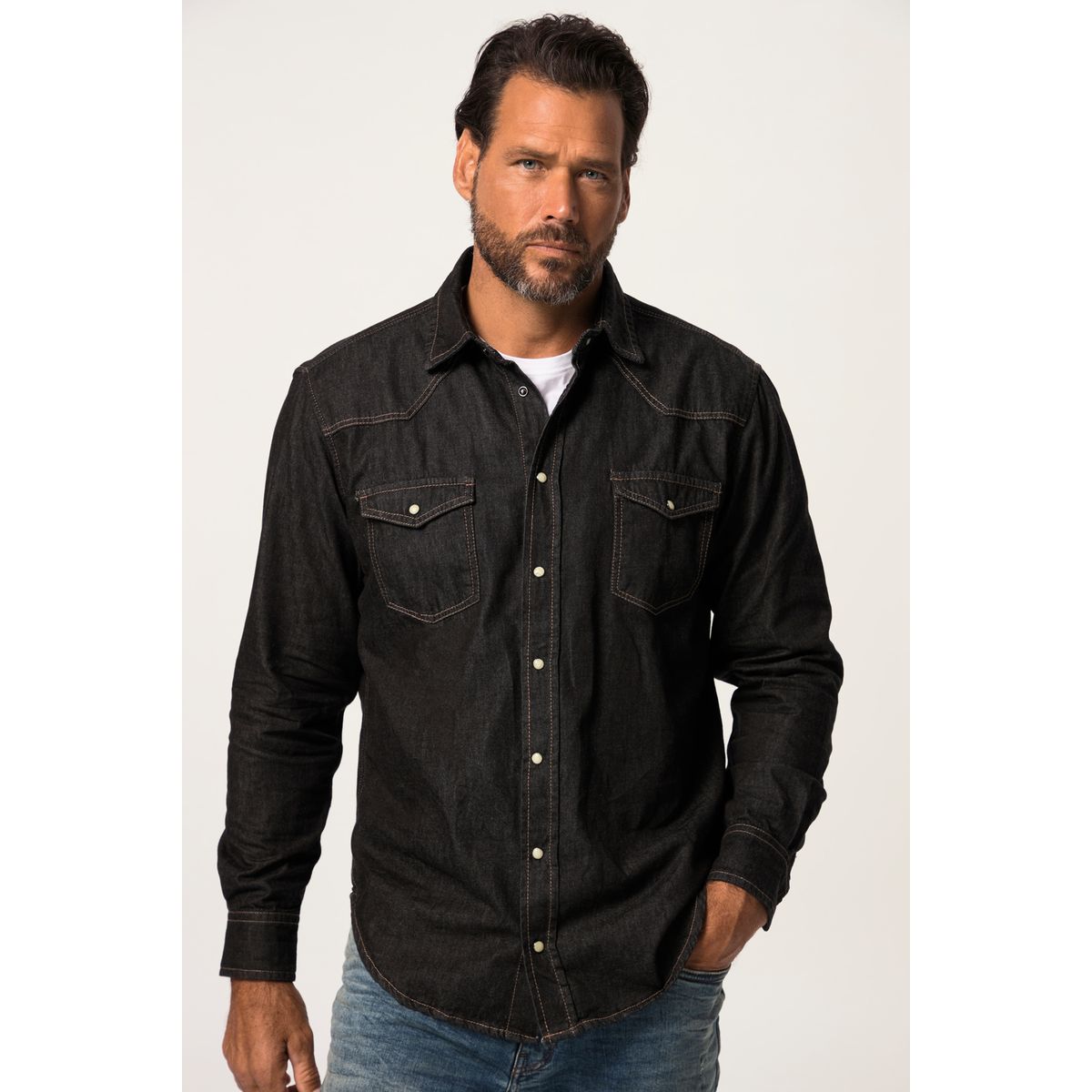 Chemise en jean homme best sale grande taille