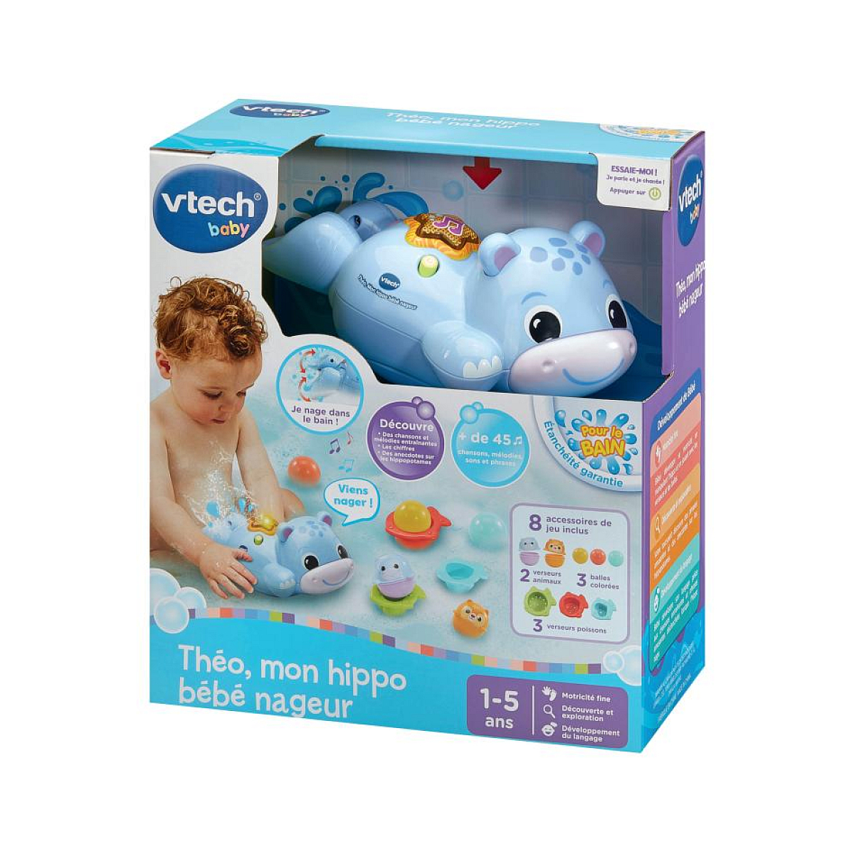 Theo, mon hippo bebe nageur, VTECH
