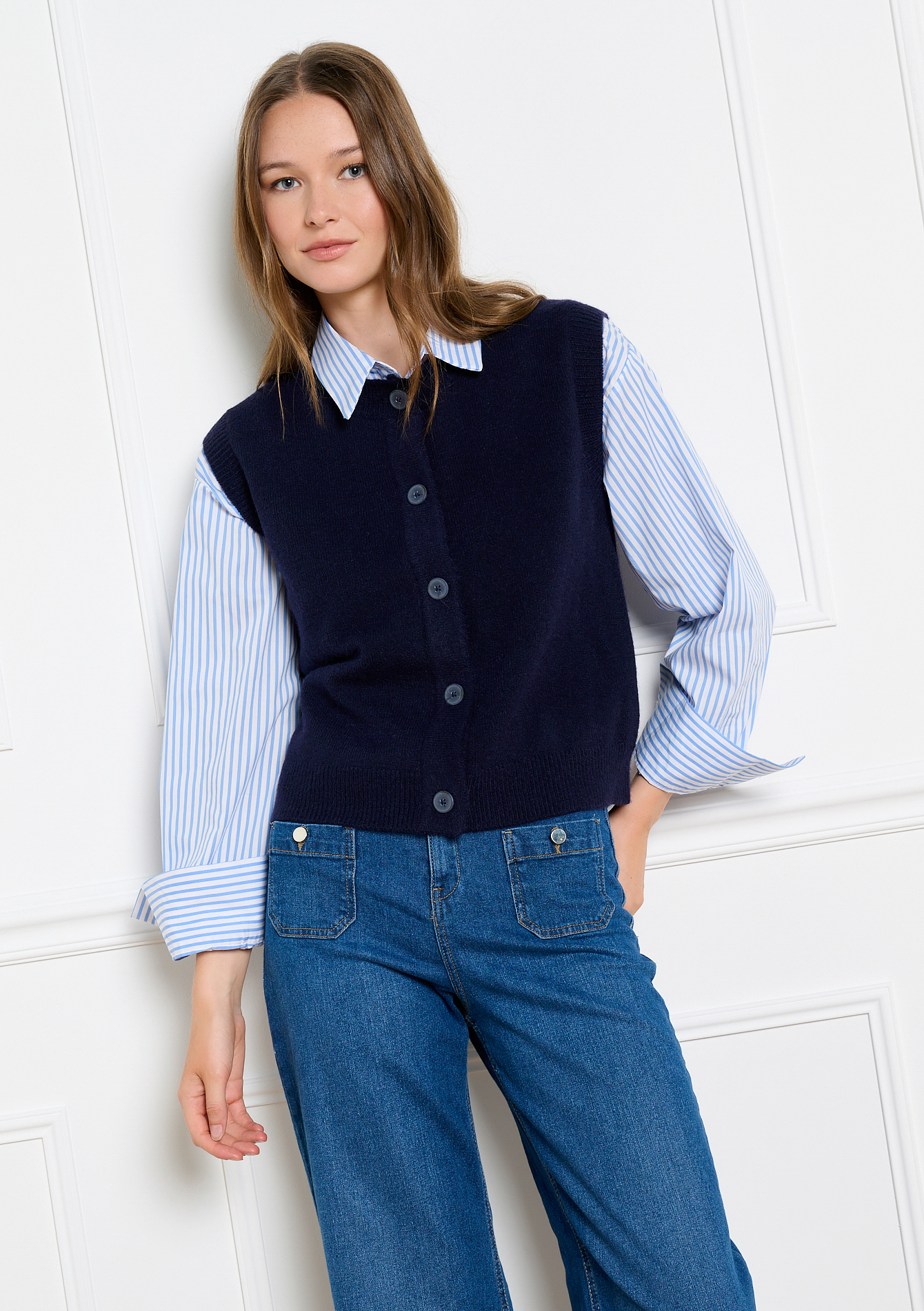 Cardigan sans manches, LOLALIZA