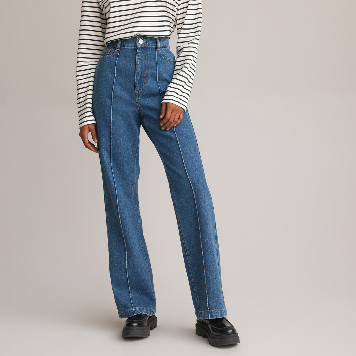 Jean Mystery Flare WONDER La Redoute Femme Vêtements Pantalons & Jeans Jeans Baggy & Large 