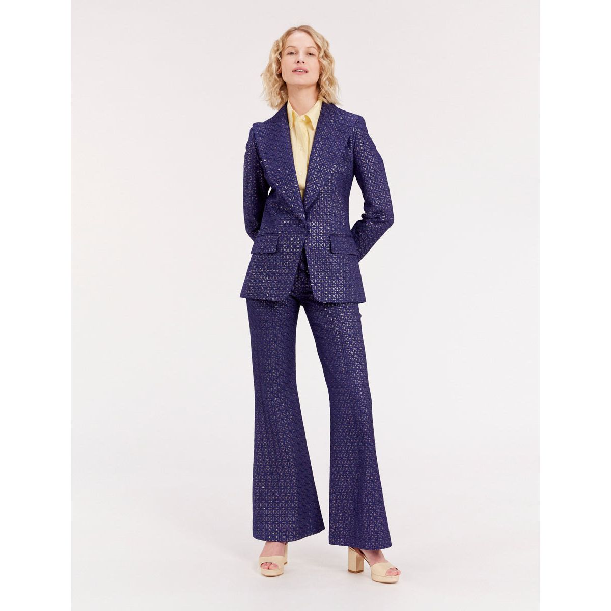 Blazer brodé femme hot sale