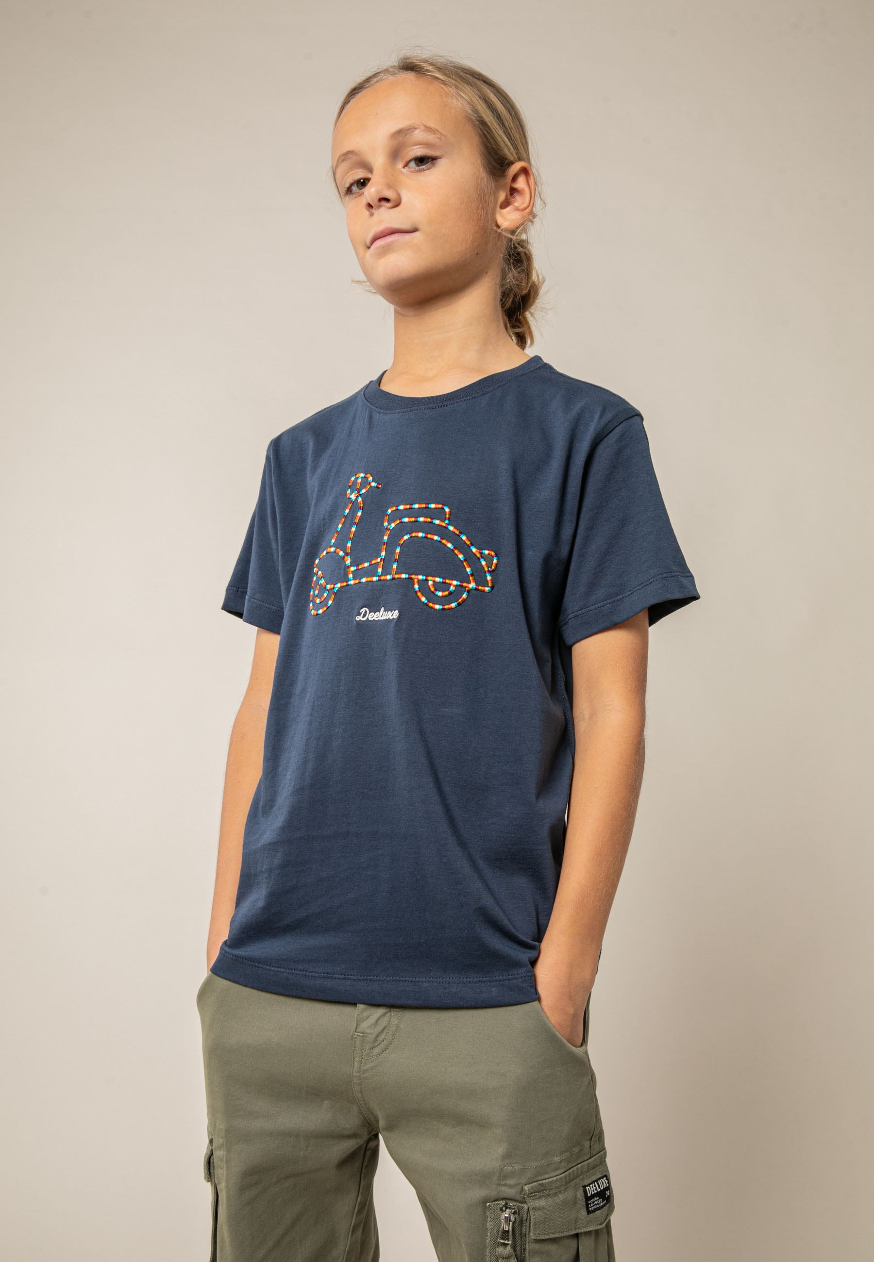 T-shirt garçon en coton MOTORETA, DEELUXE