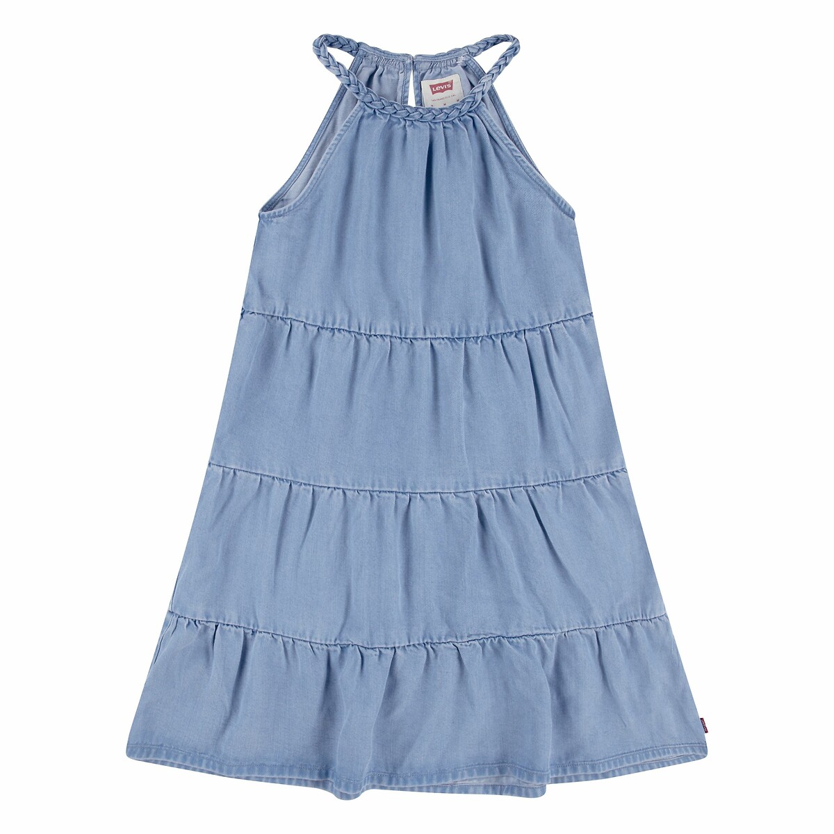 Jurk in licht denim