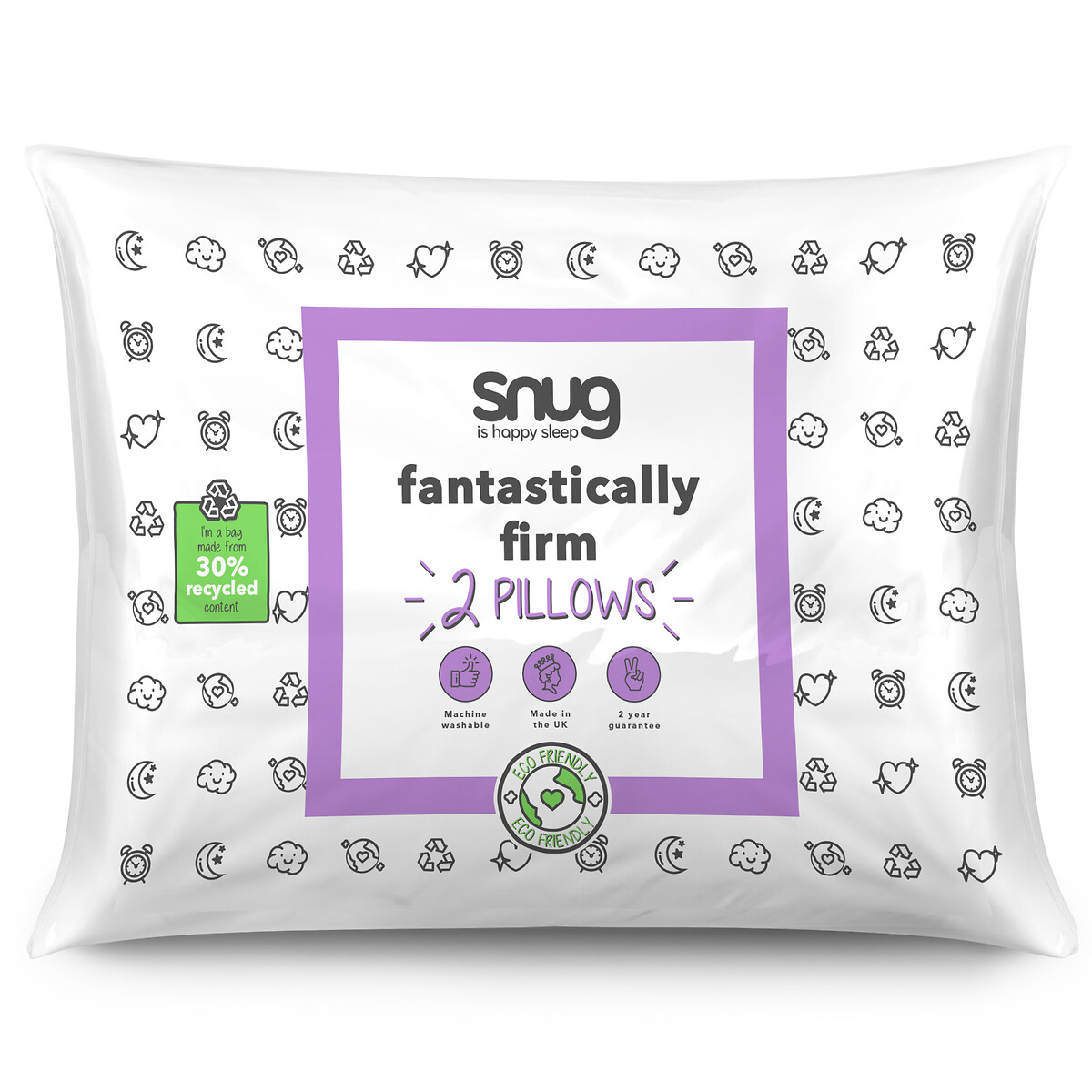 Fantastically Firm Pillow Pair, SNUG