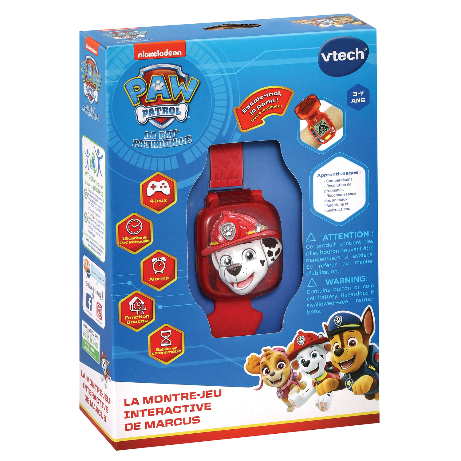 Pat patrouille la montrejeu interactive de marcus, VTECH